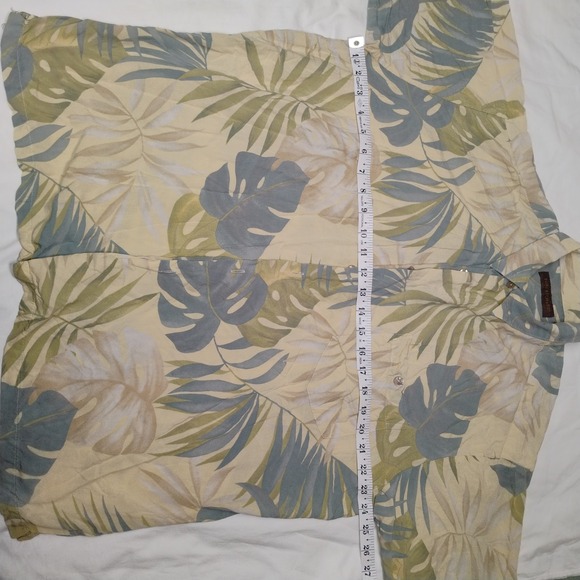 Tori Richard Men's XL Short Sleeve Shirt Hawaiian Palm Floral Print Multicolor - Picture 3 of 8